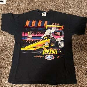 Vintage NHRA Top Fuel Dragster Tshirt Size L,